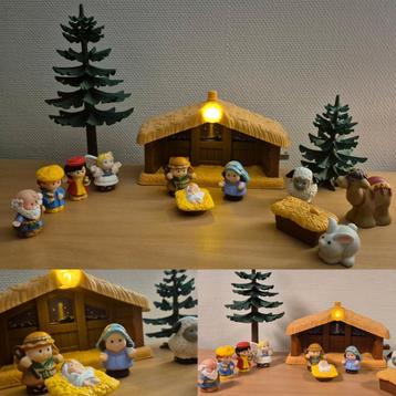 Little people stal kerst kerststal fisher price nieuwstaat beschikbaar voor biedingen