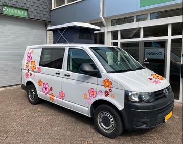 Stickers voor op je camper. Maak je eigen bloemenbus beschikbaar voor biedingen