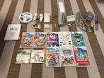 Nintendo Wii set + 10 games, Spelcomputers en Games, 3 spelers of meer, Ophalen of Verzenden, Zo goed als nieuw, Overige genres