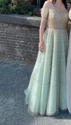 Prachtige gala jurk, blauw en goud, maat 36, Galajurk, Blauw, Ophalen of Verzenden, Zo goed als nieuw