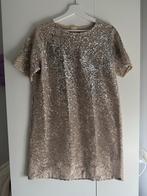 Josh V Pailletten Jurk - Maat M, Kleding | Dames, Jurken, Maat 38/40 (M), Beige, Ophalen of Verzenden, Zo goed als nieuw