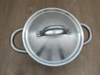 IKEA RVS kookpan met deksel-18 cm-geschikt voor indicatie, Ophalen of Verzenden, Zo goed als nieuw, Rvs, Kookpan of Snelkookpan