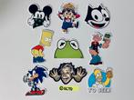 Stickers Bart Simpson Einstein Felix de kat Kermit | fatbike, Ophalen of Verzenden, Nieuw, Overige typen