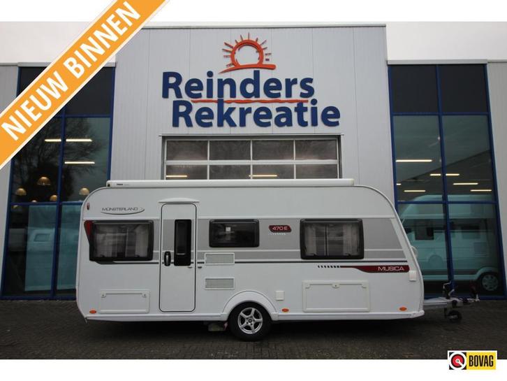 LMC Musica 470 E Thule 6200, Mover, ATC,, Caravans en Kamperen, Caravans, Bedrijf, tot en met 4, Rondzit, LMC en Münsterland, 2 aparte bedden