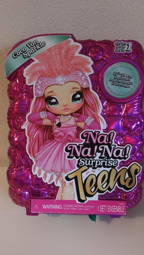 Na Na Na Surprise Teens Coco von Sparkle en meer, Kinderen en Baby's, Speelgoed | Poppen, Gebruikt, Overige typen, Ophalen of Verzenden