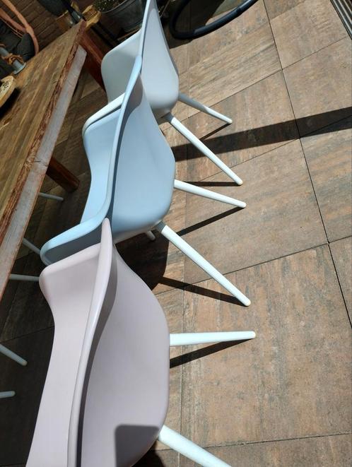 6x kunstof kuipstoel in 4 kleuren, Tuin en Terras, Tuinstoelen, Zo goed als nieuw, Kunststof, Ophalen