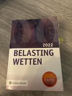 Belastingwetten 2022 - Wolters Kluwer, Ophalen of Verzenden, Beta, Zo goed als nieuw, HBO