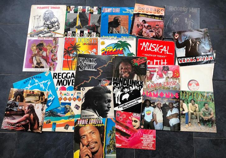 Reggae verzameling 27 lp’s, Cd's en Dvd's, Vinyl | Pop, Gebruikt, 1960 tot 1980, Overige formaten, Ophalen