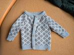 Lil' Atelier vestje (100% merinowol, maat 56, grijs), Kinderen en Baby's, Lil' Atelier, Ophalen of Verzenden, Zo goed als nieuw