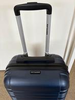 Travel koffer hand bagage metallic blauw z.g.a.n., Sieraden, Tassen en Uiterlijk, Koffers, Hard kunststof, Minder dan 50 cm, Ophalen of Verzenden