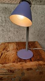 Vintage tafellamp lila licht paars, Ophalen of Verzenden, Zo goed als nieuw, Metaal, Minder dan 50 cm