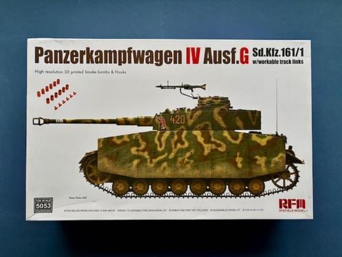 RyeField RM-5053	Panzer IV Ausf. G late  1/35, Hobby en Vrije tijd, Modelbouw | Auto's en Voertuigen, Nieuw, Tank, 1:32 tot 1:50