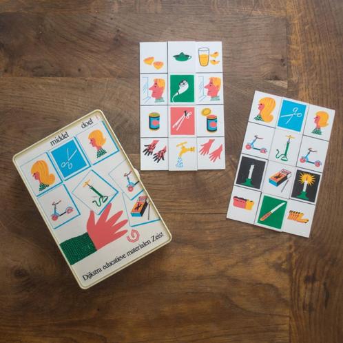 Vintage Dijkstra educatieve materialen Zeist, middel doel, Kinderen en Baby's, Speelgoed | Educatief en Creatief, Gebruikt, Puzzelen