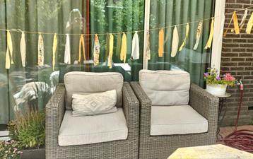 Bohemian Ibiza linten slinger 3 mtr Geel beschikbaar voor biedingen