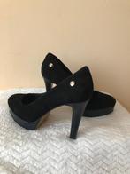 hoge suede pumps Tommy Hilfiger m38, Pumps, Zwart, Ophalen of Verzenden, Zo goed als nieuw