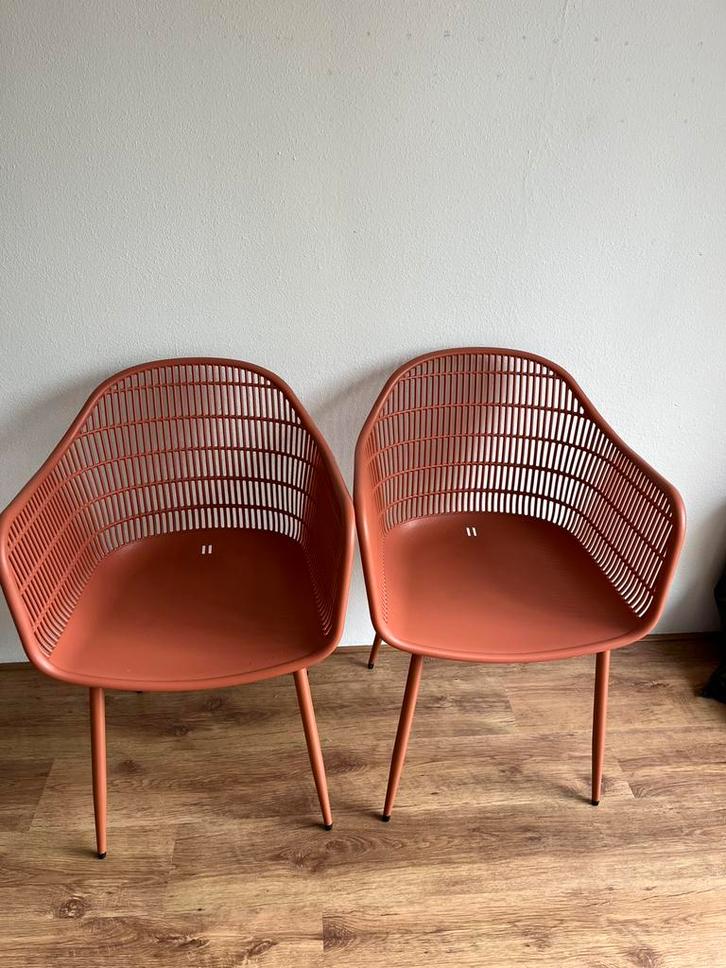 Set van 2 Tuinstoelen Elisa Xenos, Tuin en Terras, Tuinstoelen, Nieuw, Kunststof, Ophalen