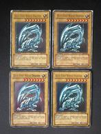 4x First Edition Blue Eyes White Dragon SDK-E001 Ultra Rare, Ophalen of Verzenden, Gebruikt, Meerdere kaarten
