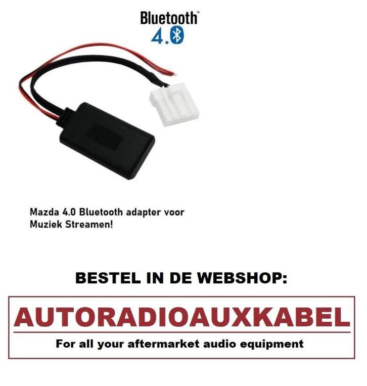 Mazda 2 3 5 MX5 Bluetooth Muziek Streaming Adapter Module Au, Auto diversen, Autoradio's, Nieuw, Ophalen of Verzenden