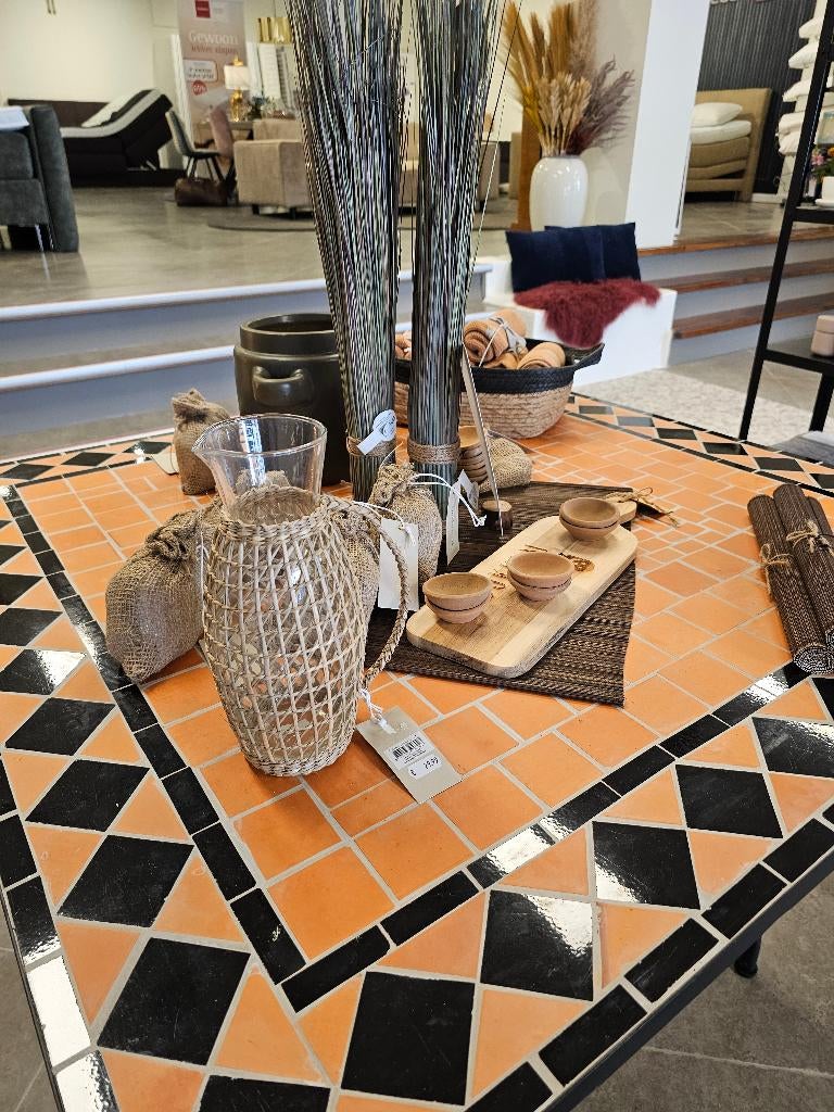 Eettafel Hellen Bloomingville - keramiek/beton - koopje, Huis en Inrichting, Tafels | Eettafels, Overige materialen, Verzenden