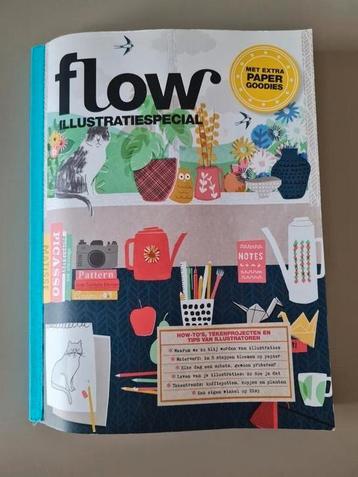 Flow Illustratiespecial met extra paper goodies beschikbaar voor biedingen