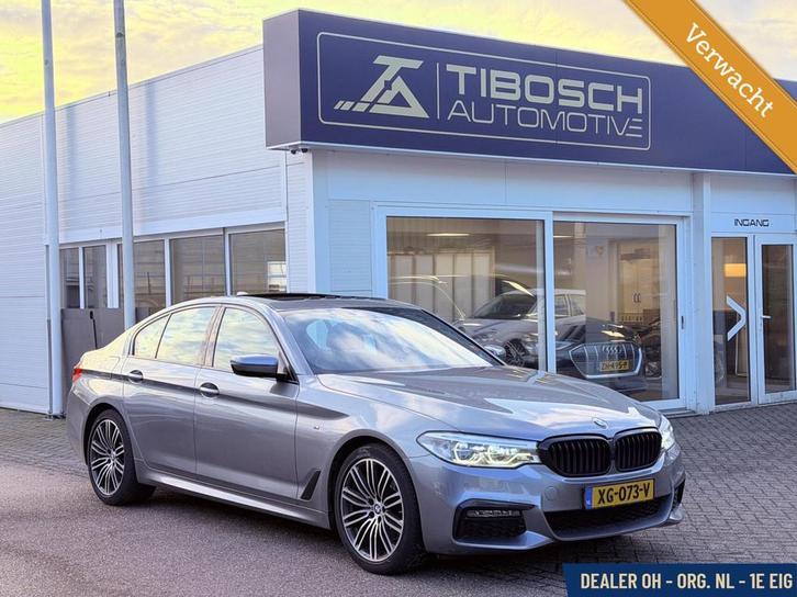 BMW 5-serie 520i M-sport LCI Schuifdak Comfort st. HEAD-UP, Auto's, BMW, Bedrijf, Te koop, 5-Serie, ABS, Achteruitrijcamera, Airbags