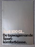 Brochure AUDI 100 GL - 1972 NL, Ophalen of Verzenden, Audi