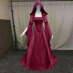Lange rode middeleeuwse jurk (renaissance victoriaanse), Kleding | Dames, Historisch, Nieuw, Kleding, Verzenden