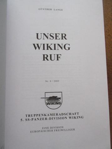 Unser WIKING Ruf Nr. 8 5 SS-Panzer Division Truppenkameradsc beschikbaar voor biedingen