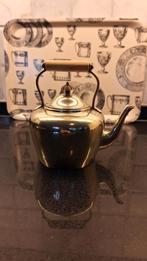 Antieke Verzilverde Theepot, Antiek en Kunst, Ophalen of Verzenden