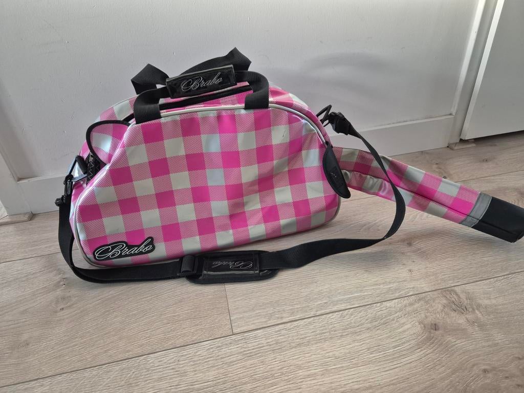 Brabo Hockeytas Roze/Zilver, Ophalen of Verzenden, Gebruikt, Tas