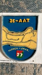 KNIL/KL 36e Compagnie Aan en Afvoer Troepen, Ophalen of Verzenden, Landmacht, Nederland, Embleem of Badge