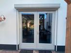 Houten pui dubbel glas, Doe-het-zelf en Verbouw, Kozijnen en Schuifpuien, Ophalen, Deurkozijn, 225 cm of meer, Zo goed als nieuw