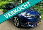 Renault Scénic 1.3 TCe Intens / automaat / groot navi . Cam, 4 cilinders, 1850 kg, Blauw, Leder en Stof