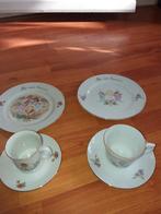 Nostalgische dejeuners met roosjes of druifjes, Antiek en Kunst, Ophalen