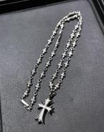 GEZOCHT: Chrome Hearts Tiny E + Diamant Tiny Cross, Ophalen of Verzenden, Zo goed als nieuw, Goud