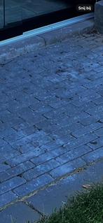 Antraciet betonklinkers 20x7x5 – ca.8m² – direct op te halen, Tuin en Terras, Tegels en Klinkers, Ophalen, Klinkers, Zo goed als nieuw