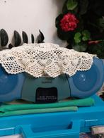 Radio cassette cd speler philips blauw, Ophalen of Verzenden, Zo goed als nieuw