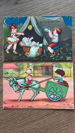 Margret Boriss Ben jij nu een vader? Meisje op ezel, kar., Ophalen of Verzenden, 1920 tot 1940, Gelopen, Gebouw