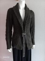 donker groen vest met fluwelen sluiting, van Mango maat 40, Maat 38/40 (M), Mango, Ophalen of Verzenden, Zo goed als nieuw