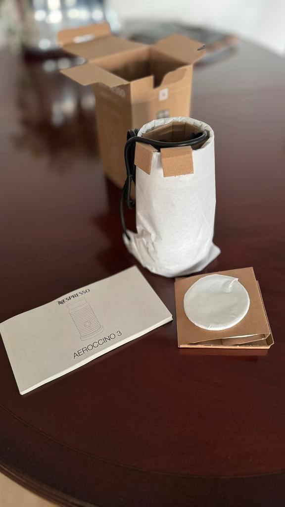 Nespresso Aeroccino 3 - Nieuw in doos!, Witgoed en Apparatuur, Melkopschuimers, Nieuw, Elektrische melkopschuimer, Ophalen of Verzenden