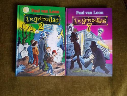Paul van Loon - De Griezelbus 2 en 7, Boeken, Kinderboeken | Jeugd | 10 tot 12 jaar, Zo goed als nieuw, Fictie, Ophalen of Verzenden