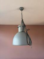 Industriële lamp - Loods 5 - blauw/grijs, Huis en Inrichting, Lampen | Hanglampen, Ophalen, Gebruikt, Metaal, Minder dan 50 cm