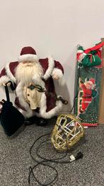 Kerstman, lamp en een kerstman op ladder, Ophalen, Gebruikt