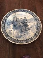 Mooi groot wandbord Delfts blauw Boch, Antiek en Kunst, Antiek | Wandborden en Tegels, Ophalen of Verzenden