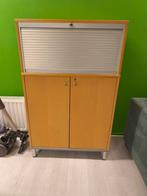 Kantoorkast met roldeur, Gebruikt, 100 tot 150 cm, 100 tot 150 cm, Ophalen of Verzenden