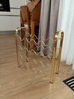 Hollywood Regency wijnrek, Ophalen of Verzenden, Gebruikt, Metaal, 75 cm of meer
