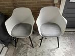 Nolon witte stoelen, Ophalen, Kunststof, Gebruikt, Twee