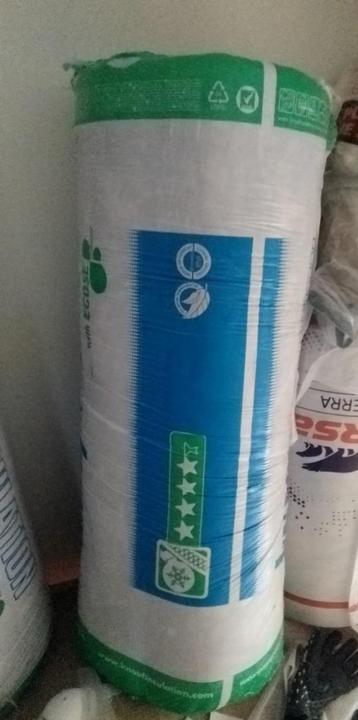 16cm Knauf glaswol isolatie 5,52m2 Rd4,55 nieuwe rol beschikbaar voor biedingen