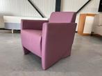 Showmodel Jori Pronto fauteuil Roze Leer Design stoel, Huis en Inrichting, Fauteuils, Nieuw, Leer, Ophalen of Verzenden, 75 tot 100 cm