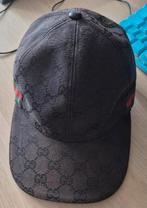 Gucci Pet met GG Patroon en Rood-Groene Streep, Kleding | Heren, Pet, Gucci, Gedragen, One size fits all
